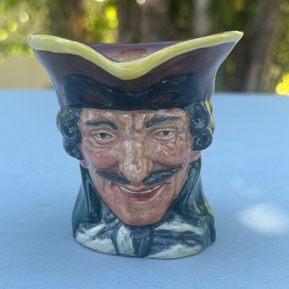 Vintage Pirate Themed Ceramic Mug, Royal Doulton Dick Turpin Toby England